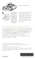 Preview for 2 page of HTC Desire 510 Quick Start Manual