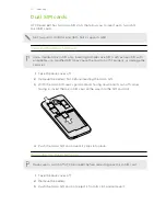 Предварительный просмотр 10 страницы HTC Desire 601 dual sim User Manual