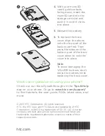 Предварительный просмотр 2 страницы HTC Desire 601 Supplement Manual