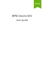 Предварительный просмотр 1 страницы HTC Desire 610 User Manual