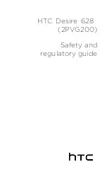HTC Desire 628 Safety And Regulatory Manual preview