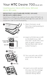 HTC Desire 700 Quick Start Manual preview