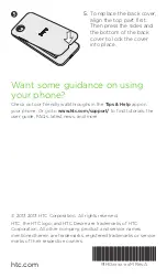 Preview for 2 page of HTC Desire 700 Quick Start Manual