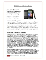 Preview for 1 page of HTC Desire S Owner'S Manual