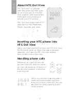 Preview for 2 page of HTC DotView Get Started Manual