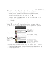 Предварительный просмотр 73 страницы HTC DROID ERIS User Manual