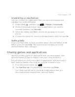 Предварительный просмотр 279 страницы HTC DROID INCREDIBLE User Manual