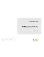 Предварительный просмотр 1 страницы HTC EVO Shift 4G PG06100 Basic Manual