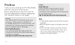 Preview for 2 page of HTC EVO WiMAX ISW11HT Basic Manual