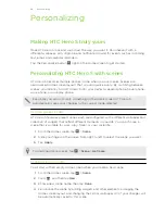 Предварительный просмотр 28 страницы HTC Hero S User Manual