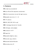 Предварительный просмотр 5 страницы HTC HT-856 User Manual