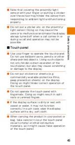 Preview for 47 page of HTC J BATTERFLY HTL23 Basic Manual