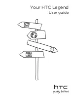 Preview for 1 page of HTC Legend A6363 User Manual