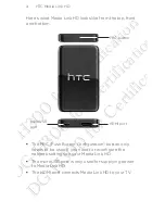 Предварительный просмотр 4 страницы HTC Media Link HD User Manual