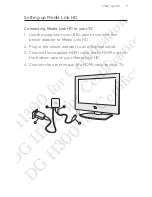 Предварительный просмотр 5 страницы HTC Media Link HD User Manual