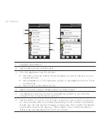 Предварительный просмотр 82 страницы HTC Merge User Manual