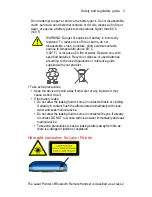 Предварительный просмотр 3 страницы HTC Mini+ BL R120 Safety And Regulatory Manual