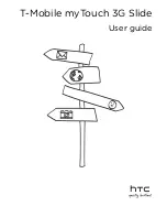 Предварительный просмотр 1 страницы HTC myTouch 3G Slide User Manual