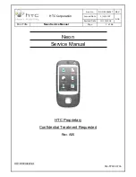 HTC Neon Service Manual preview