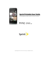 HTC One (E8) User Manual preview