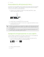 Предварительный просмотр 36 страницы HTC ONE V (Spanish) Manual De Usuario