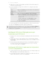 Предварительный просмотр 134 страницы HTC ONE V (Spanish) Manual De Usuario