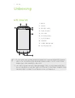 Предварительный просмотр 9 страницы HTC One VX User Manual