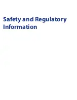 Предварительный просмотр 1 страницы HTC RHOD300 Safety And Regulatory Information Manual