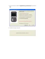 Предварительный просмотр 3 страницы HTC S621 - Smartphone - GSM Software Installation