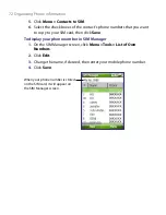 Предварительный просмотр 72 страницы HTC S710 - Smartphone - GSM User Manual