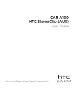 HTC StereoClip CAR A100 User Manual предпросмотр