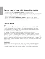 Preview for 7 page of HTC StereoClip CAR A100 User Manual