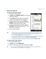 Preview for 235 page of HTC T8282 - Touch HD Smartphone User Manual