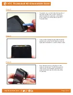 Предварительный просмотр 3 страницы HTC Thunderbolt 4G Disassemble Manual