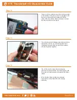 Предварительный просмотр 5 страницы HTC Thunderbolt 4G Disassemble Manual