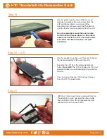 Preview for 8 page of HTC Thunderbolt 4G Disassemble Manual