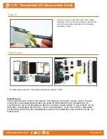 Preview for 9 page of HTC Thunderbolt 4G Disassemble Manual