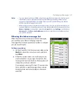 Предварительный просмотр 121 страницы HTC Touch Diamond2 User Manual