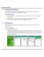 Preview for 10 page of HTC TOUCH HD Quick Start Manual