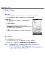 Предварительный просмотр 16 страницы HTC TOUCH HD Quick Start Manual