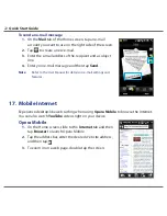 Предварительный просмотр 22 страницы HTC TOUCH HD Quick Start Manual