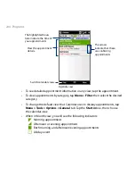 Предварительный просмотр 204 страницы HTC Touch Pro RHOD100 User Manual