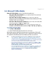 Предварительный просмотр 211 страницы HTC Touch Pro RHOD100 User Manual