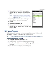 Предварительный просмотр 213 страницы HTC Touch Pro RHOD100 User Manual