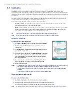 Preview for 62 page of HTC TouchFLO User Manual