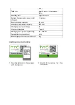 Предварительный просмотр 3 страницы HTC TWS3 Quick Start Manual