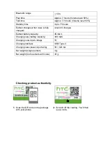 Preview for 3 page of HTC TWS4 Quick Start Manual