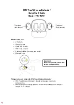 HTC TWS7 Quick Start Manual preview