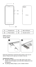 Предварительный просмотр 3 страницы HTC Wildfire E ultra Quick Start Manual