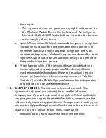 Preview for 73 page of HTC Windows Mobile 6 Software Warranty Statement